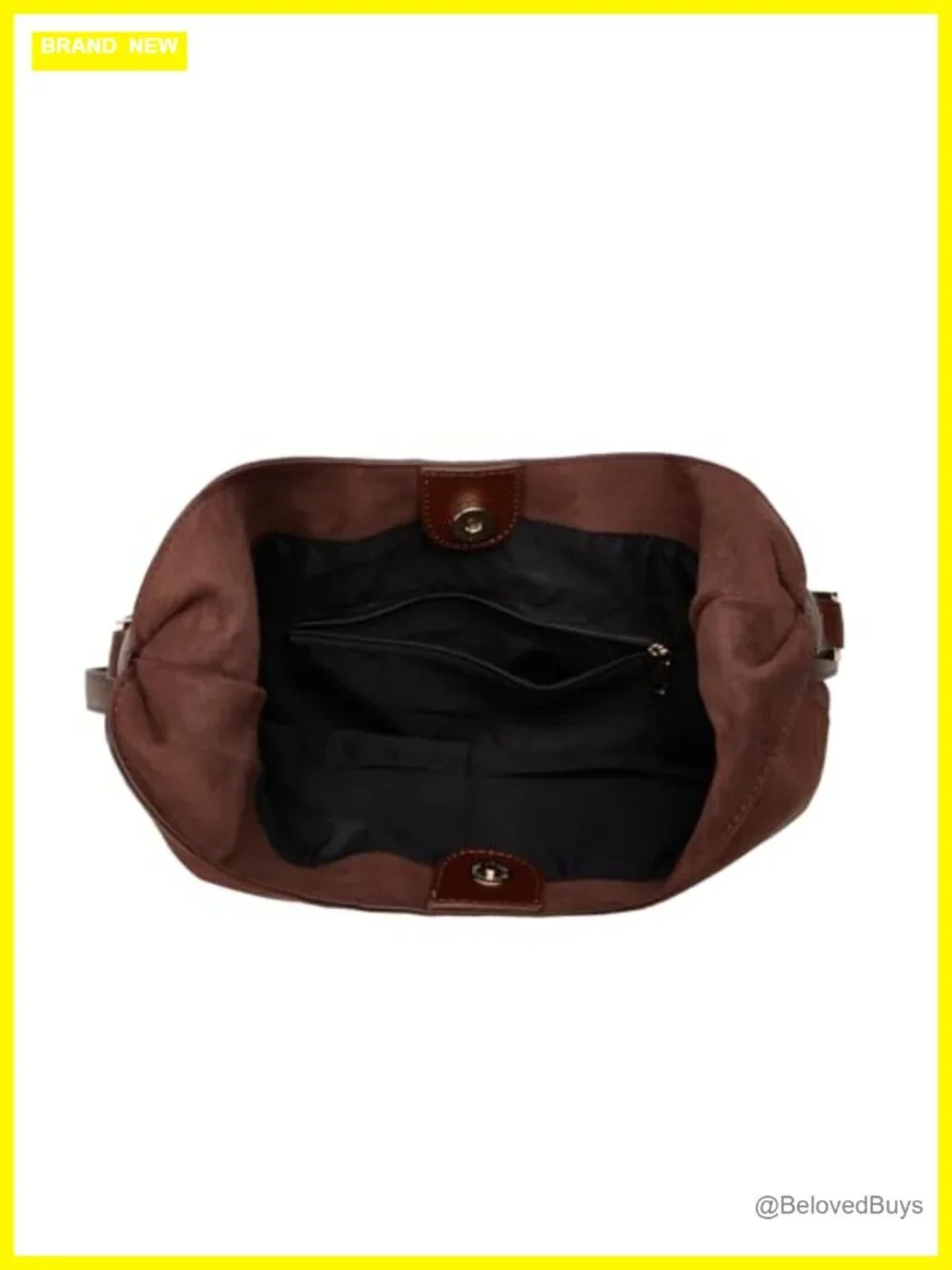 Faux Suede Hobo Bag for Women Slouchy Tote Shoulder Handbag Fall Purse Crossbody